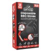 Grill Society Disposable BBQ Gloves, 50 Pack – Black Nitrile