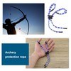 ECSiNG 2PCS Archery Finger Sling Adjustable Recurve Bow Fingersling Archery