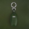 CISUI Genuine Leather Key Fob Cover with Keychain, Compatible with