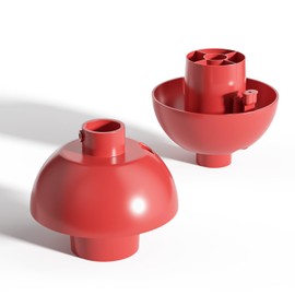 LongPlus® Ant Moat for Hummingbird Feeders, 1 Pack Red, Ant Guard with Large Capacity, Hummingbird Feeder Accessory Base