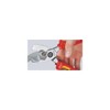 Knipex Cable Shears with twin cutting edge chrome-plated, insulated with