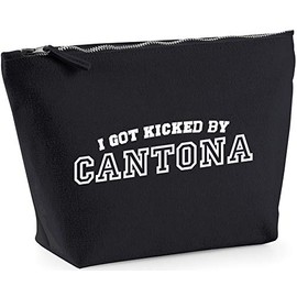 Hippowarehouse I got kicked by Cantona printed make up cosmetic wash bag 18x19x9cm