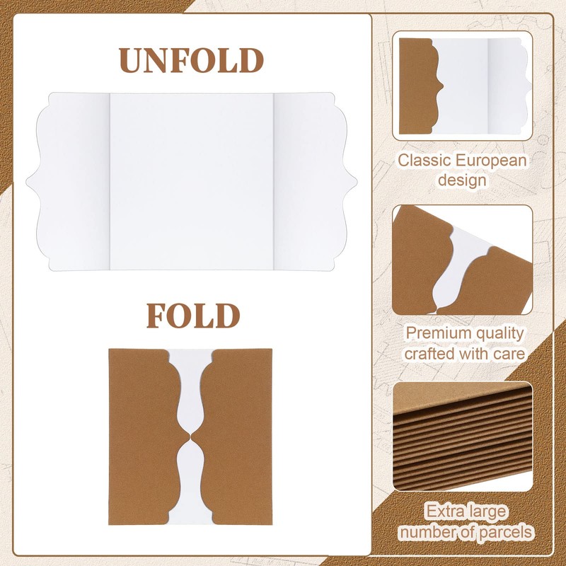 Censen 30 Pcs Trifold Display Board Poster Tri Fold Presentation