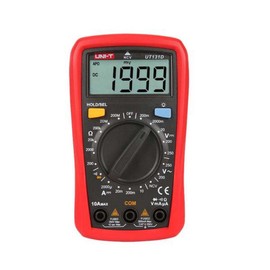 Silver Electronics - Multimeter (UT131D), Size: Palm, Manual Area, Measuring Range: Capacitance, Resistance and Frequency, Diode and Continuity Test, Maximum Display of 2000
