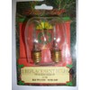 2 x E12 Clear Screw In Replacement Bulbs 10v 5w