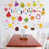 Condessacity Wall Stickers Kids Fruit Party Wall Stickers Cartoon Fruit