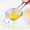 2 Pack Stainless Steel Egg Separator with Extended Handle to