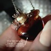 DS. DISTINCTIVE STYLE Vial Necklace Heart Shaped Perfume Bottle Pendant