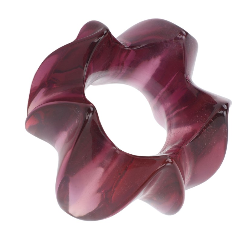 Resin Massage Ring Lotus Shaped Reduce Muscle Fatigue Facial Gua
