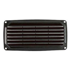 PLASTIMO Q8T-KAZ-N00-005 16311C Louver Ventilator, 7.9 x 3.9 inches (200 x 100 mm) (Black)