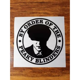 Unbranded Thomas Tommy Shelby By Order Of The Peaky Blinders Vinyl Decal 5" 1/2 x 5" 1/2