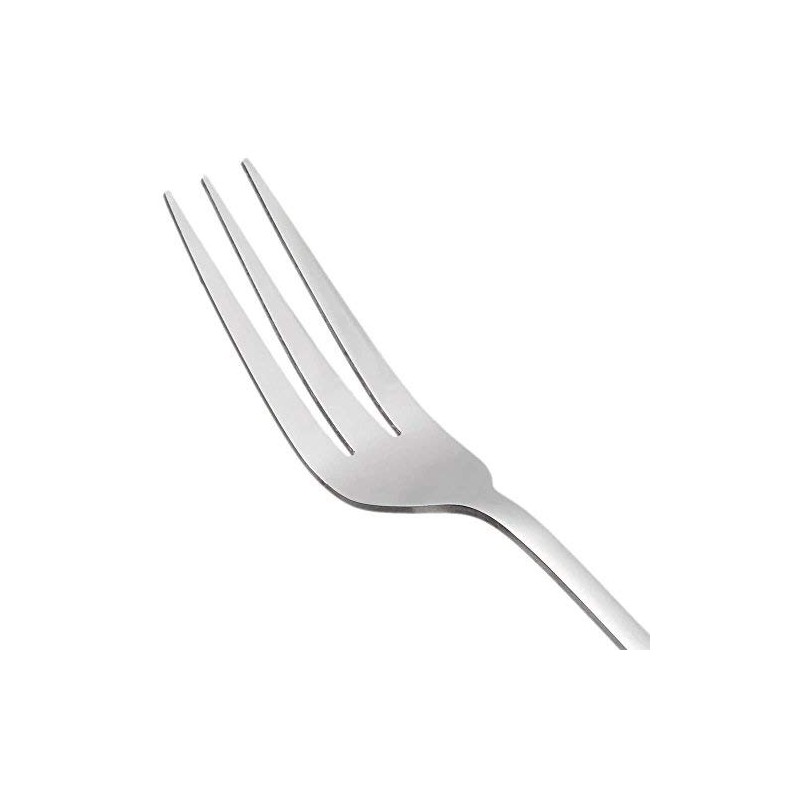 Winco 0015-05 12-Piece Lafayette 3-Tine Dinner Fork Set, 18-0 Stainless