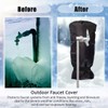 Faucet Cover for Outdoor Standing Faucet Protector Winter Freeze Accessories,