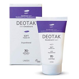 Deotak Cream Deodorant Soft, Contains 7D Panthenol 35 ml, 1.2 oz