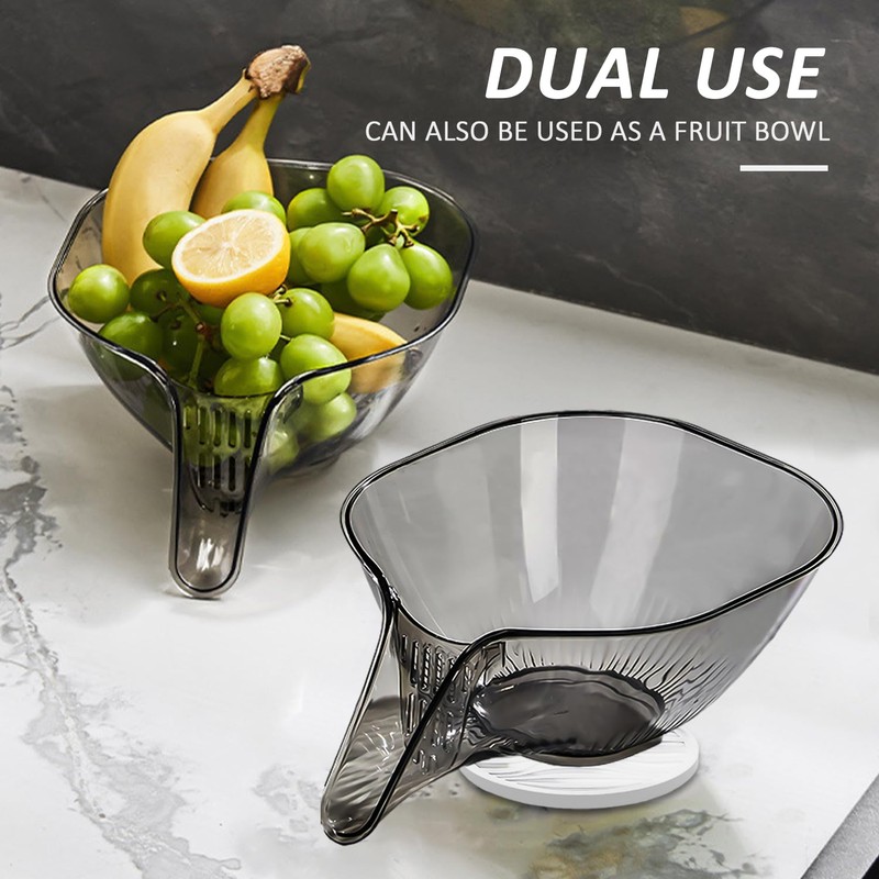 1 Pcs Kitchen Sink Filter,Multi Functional Drain Basket, Grey Large