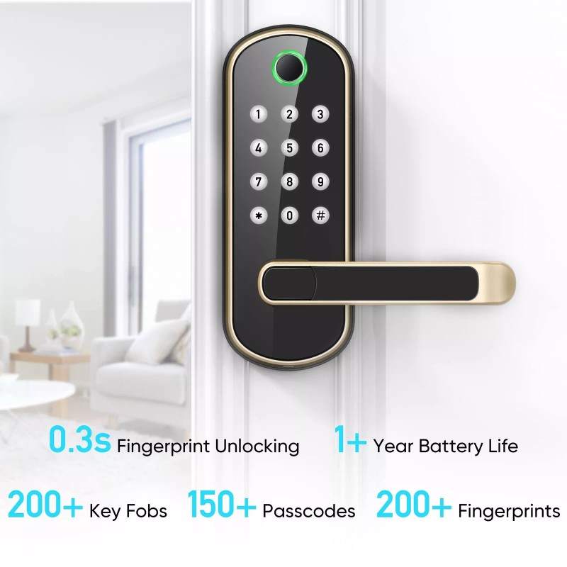 Sifely Keyless-Entry Fingerprint Smart Door Lock: Sifely Digital Electronic Lock