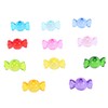 Tofficu 490g Acrylic Loose Beads Crystal Candy Shape DIY Beading