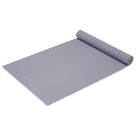 Gaiam - Esterilla de yoga de calidad superior de 5mm, lisa, gruesa y antideslizante para todo tipo de ejercicios de yoga, pilates y gimnasia (173 cm  