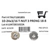T-NUT Stainless Steel 10-24x3/16 (3 Prong) Tee Nuts (10-24 Thread