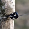 PATIKIL Electric Fence Insulator Screw-in Ring Insulator Wood Post Insulator