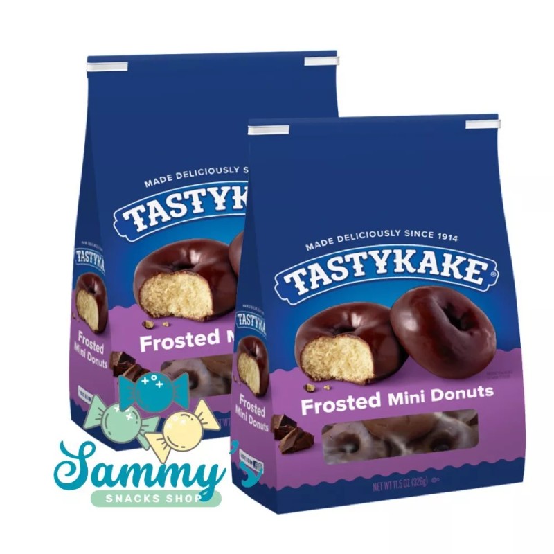 Tastykake Chocolate Frosted Mini Donuts 2 Bags