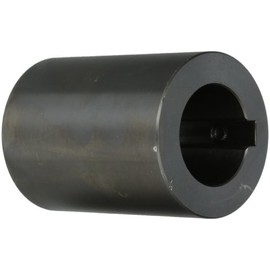 Climax Part RC-200-KW Mild Steel, Black Oxide Plating Rigid Coupling, 2 inch bore, 3 5/16 inch OD, 4 1/2 inch Length, 1/2-13 x 1/2 Set Screw