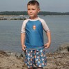 Playshoes Boys 2-Piece Rash Guard Set, Jungle, 98-104