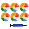 KSVFTB 6 PCS Beach Ball Rainbow Beach Balls 30 Cm