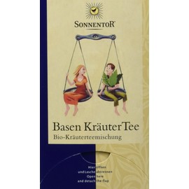 Sonnentor Base-Herbal Tea Double Chamber Bag Pack of 2 (2 x 27 g) - Organic