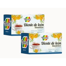 Therbal, DIENTE DE LEÓN | Paquete de 2 cajas con 25 sobres c/u (2)