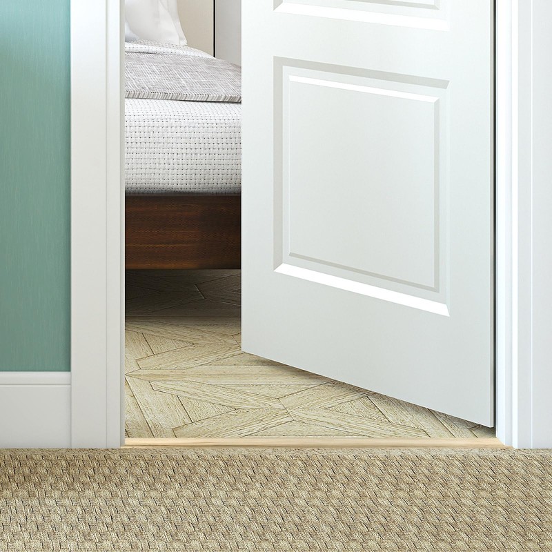 Kigley Solid Red Oak Interior Threshold Wood Overlap Threshold Transition