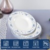 fanquare 8 Inch Porcelain Soup Bowls Set of 4, Round