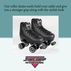 Sure Grip Fame Men & Women Premium Roller Skates Black