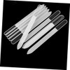 WOONEKY 5pcs Glass Nail Files Portable Nail Buffering Tools for