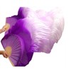 Nimiman Women New Belly Dance Fan Veils Gradient Color Purple
