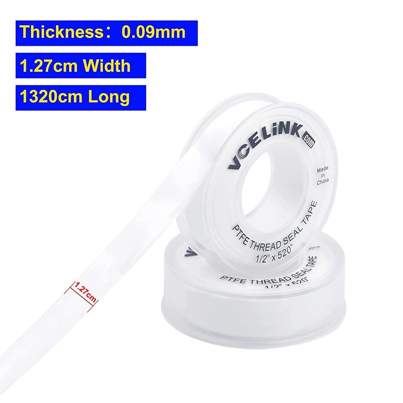 VCE VCE 2 Stck PTFE Dichtband PTFE Band Gewinde Dichtungsband