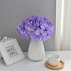 FagusHome 30 Pcs Silk Hydrangea Heads Artificial Flowers Heads and
