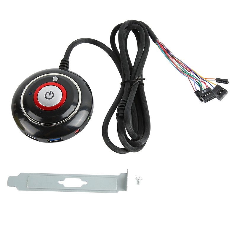 PC Power Button Strong ABS Light Weight Simple Installation Plug