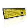 Wired Keyboard - Yellow Large Character Keyboard for Elderly,High Compatibility