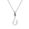 CHOORO Fish Hook Necklace Fishing Hook Pendant Jewelry Fishing Girlfriend