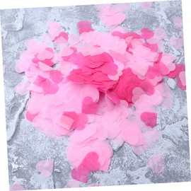 KOMBIUDA 12000pcs 2.5cm Heart Shaped Confetti for Weddings Romantic Party Decorations Non-toxic Paper for Bridal Showers and Engagement Celebrations