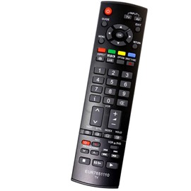 VINABTY EUR7651110 Replacement Remote Controls Applicable For Panasonic Plasma Viera TV TH-37PV7P/F TH-37PX7E TH-37PX8E TH-37PX8EA TH-42PV7F/S TH-42PV8P TH-42PX60 TH-42PX7E/B TH-42PX8E TH-42PX8EA