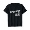 Drummer for Jesus, Christian Script Drumming T-Shirt