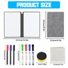Small Whiteboards A5 Whiteboard Notebook, Mini Dry Erase Whiteboard Notepad,