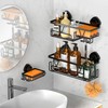 KEGII Suction Cup Shower Caddy – 3 Pack Suction Cup