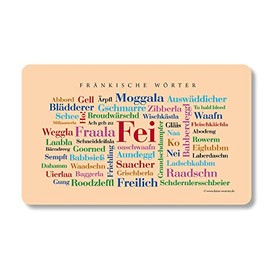 Breakfast Board in Franconian Words