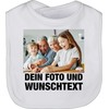 Geschenk mit Namen personalisiert by Shirtracer - Baby Bib -