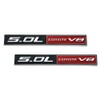 2Pc 5.0L Coyote V8 Engine Emblem Coyote Badge 3D Sticker