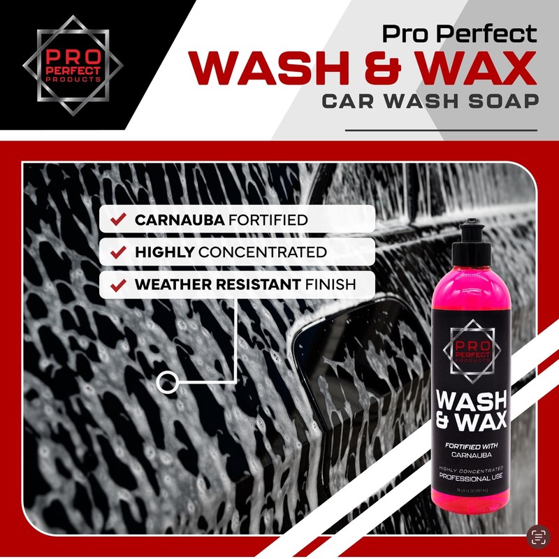 Pro Perfect Products Wash & Wax (16oz)