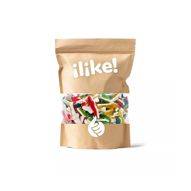 iLike! Assorted Fruit Gummy Sharks Candy, 2 Pound Bag